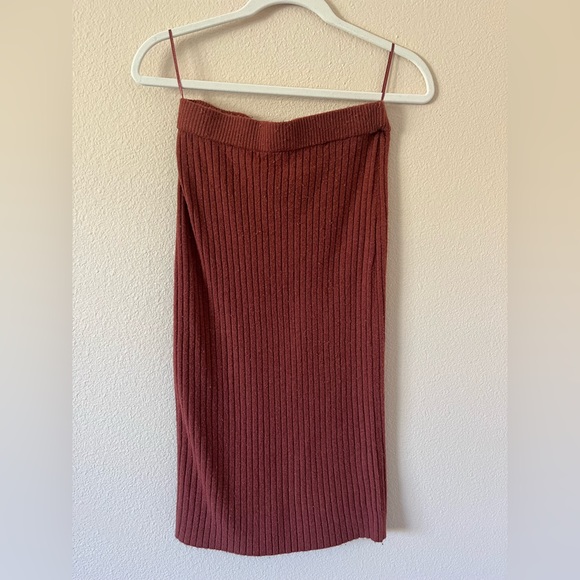 7 for all man kind sweater midi skirt size small - Picture 1 of 2